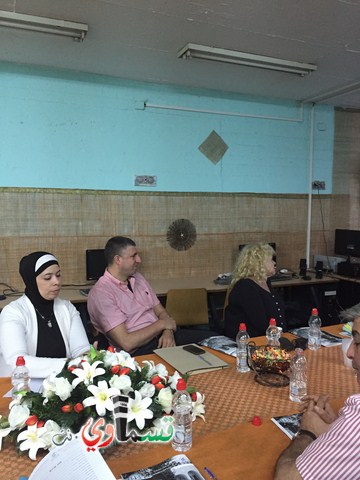 زيارة تفتيش من وزارة المعارف في القدس في المدرسة الثانوية التكنولوجية كلية سخنين